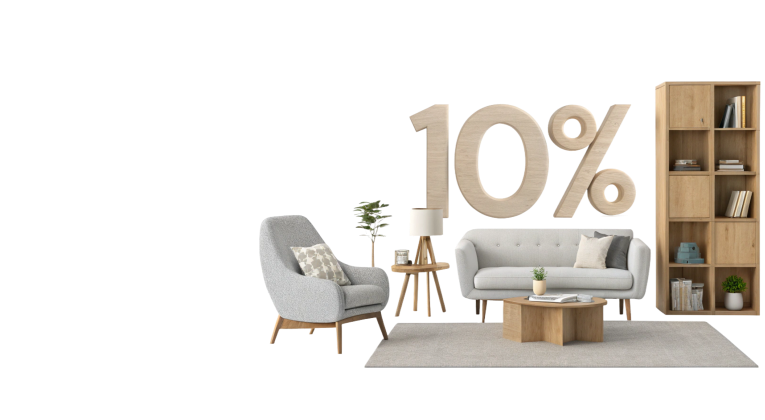 Первый взнос от 10%